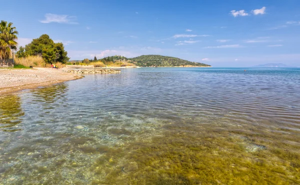 Palaia epidaurus beach, argolis, Řecko — Stock fotografie