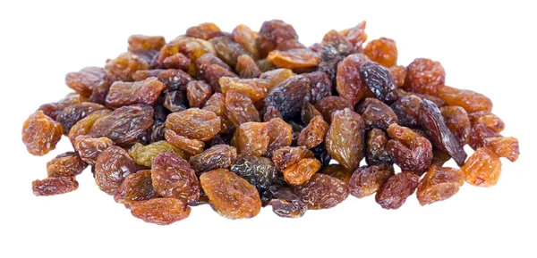 stock image A pile of sultana raisins isolated