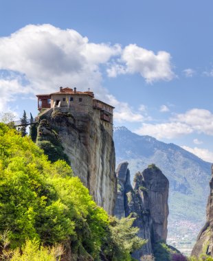 Manastır rousanou, meteora, Yunanistan