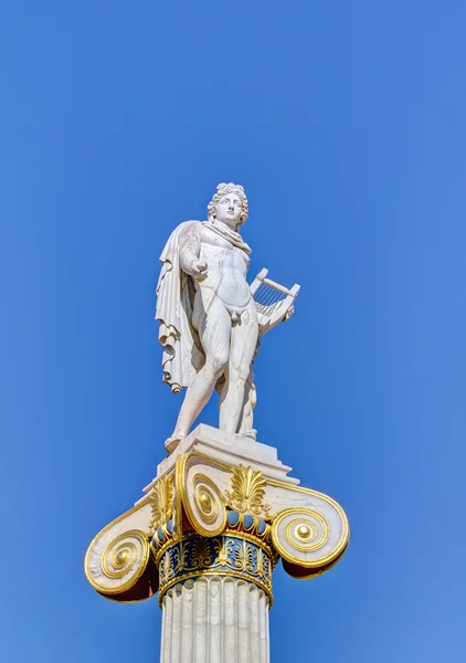 Estátua de Deus Apolo, Atenas, Grécia — Fotografia de Stock