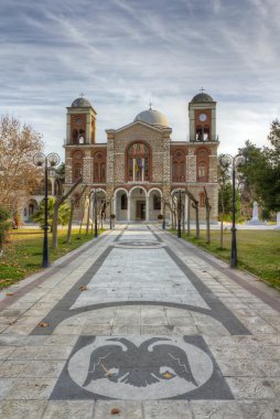 Agios Konstantinos church, Karditsa, Greece clipart
