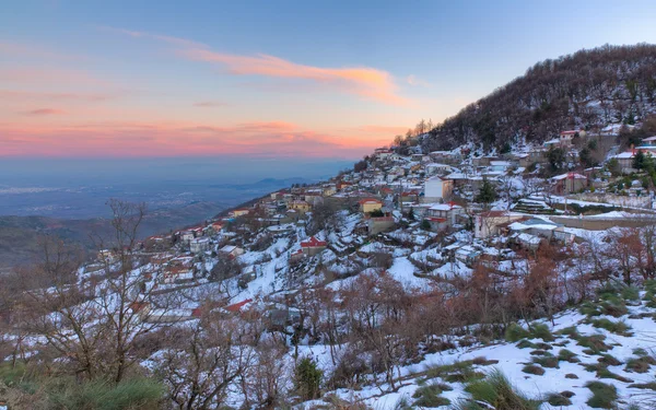 Morfovouni village, karditsa, Thessalië, Griekenland — Stockfoto
