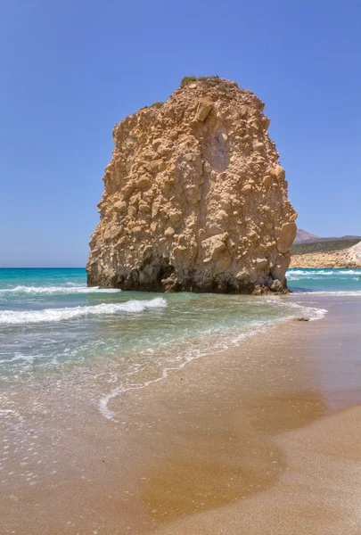 Doğa heykel, fyriplaka beach, milos Adası, cyclades, Yunanistan — Stok fotoğraf