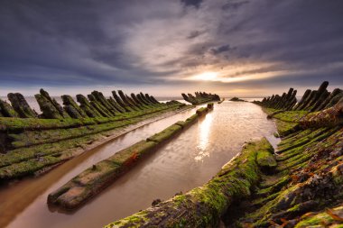 bir burnham on sea batık