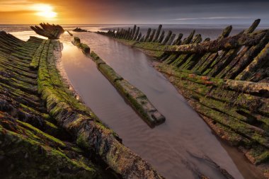 bir burnham on sea batık