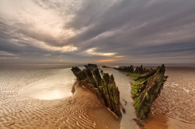 bir burnham on sea batık