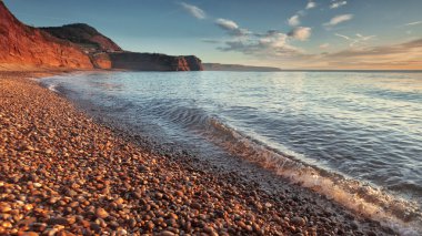 ladram bay, Güney devon, İngiltere