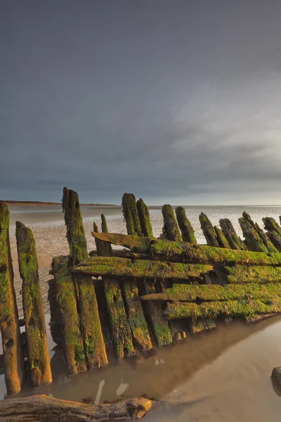 Bir burnham on sea batık — Stok fotoğraf