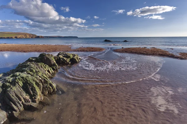 Bigbury en el mar, Burgh Island — Foto de Stock
