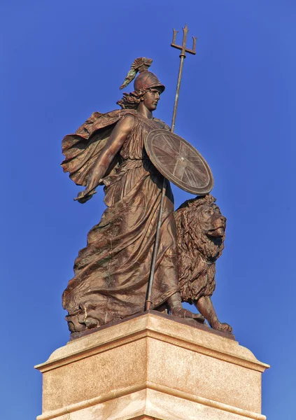 Estatua Britannia Imagen de stock