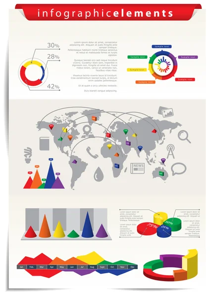 Infographic elements — Stock Vector