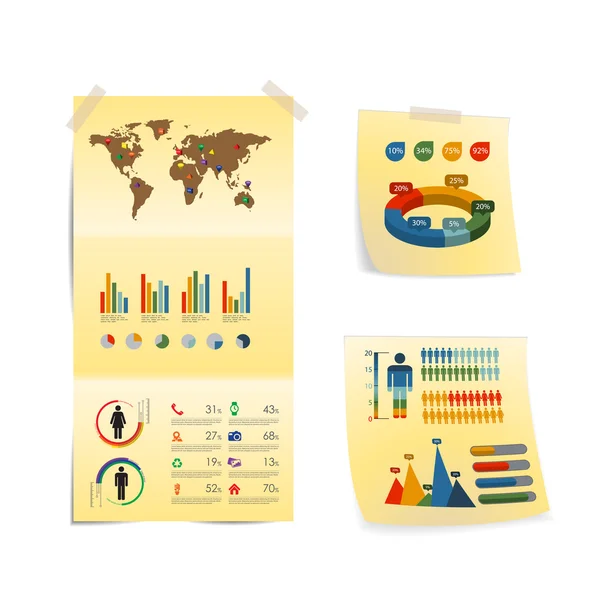 Vysoce kvalitní business infographic prvky — Stockový vektor