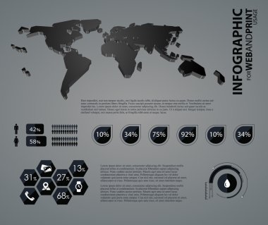 yüksek kaliteli iş Infographic elemanları