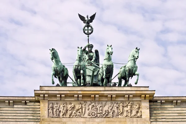 Bramy Brandenburskiej w Berlinie, — Zdjęcie stockowe