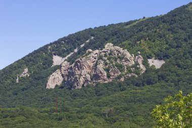 Lermontov, Stavropol Krai,Beshtau, eagle rocks, Russia clipart