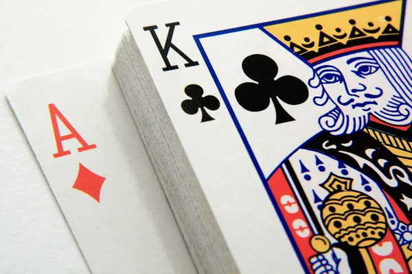 Ace และกษัตริย์ — ภาพถ่ายสต็อก