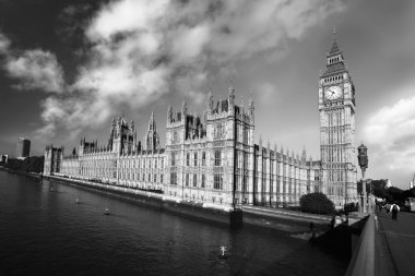 Big ben ile bridge, Londra, İngiltere