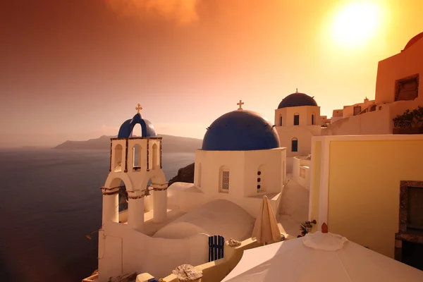 Famosa isola di Santorini in Grecia — Foto Stock