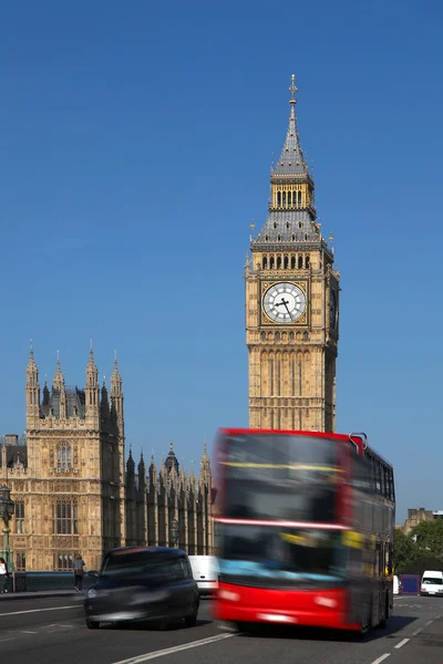 Big Benu s double decker, Londýn, Velká Británie — Stock fotografie