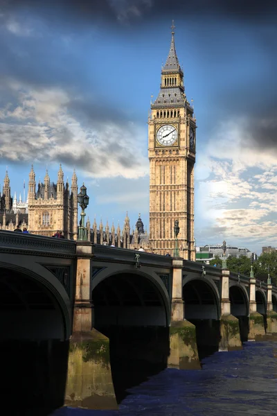 Híres Big Ben London, Egyesült Királyság — Stock Fotó