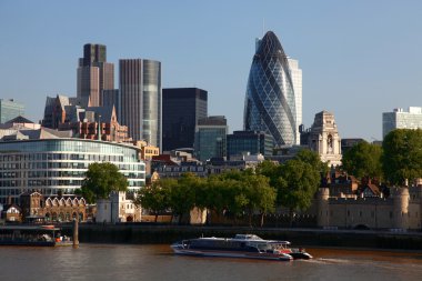 Modern Londra cityscape