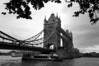 ünlü tower bridge, Londra, İngiltere