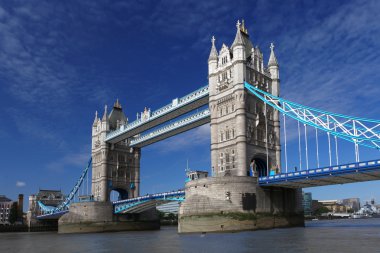 ünlü tower bridge, Londra, İngiltere