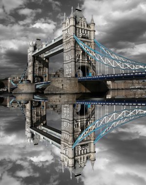 Famous Tower Bridge, London, UK clipart