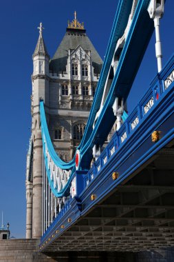 ünlü tower bridge, Londra, İngiltere