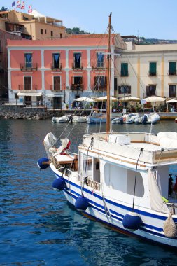 Scilla, castle Rock'da Calabria, İtalya