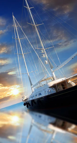 Luxus-Segelboot — Stockfoto