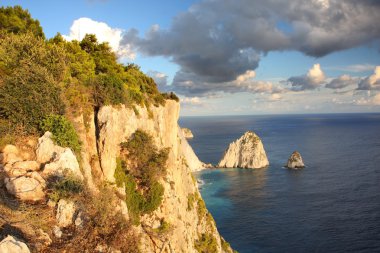 zakynthos, Yunanistan'ın güzel uçurumlarda