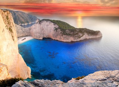 navagio plaj ile batık zakynthos Adası