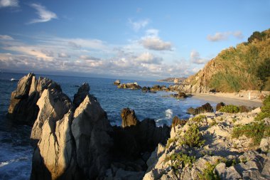 calabria kıyısında