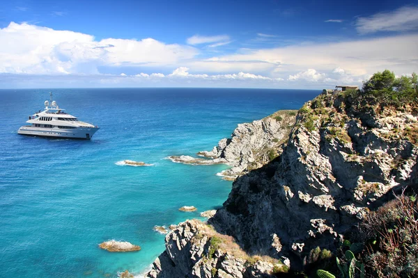 Azure coast of Calabria — Stock Photo, Image