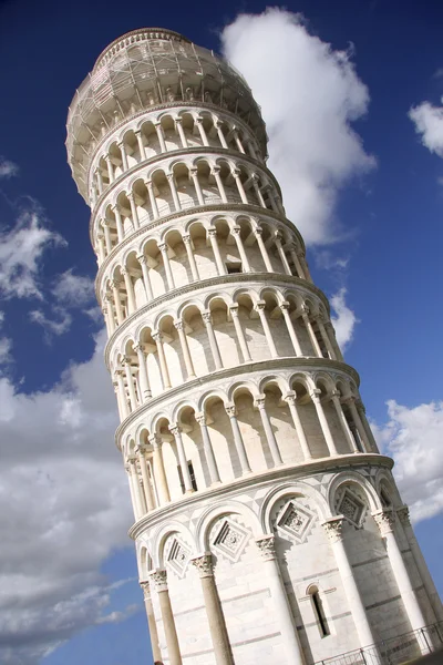 Słynnej Krzywej Wieży w Pizie we Włoszech — Zdjęcie stockowe