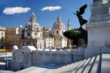 Rome,Vittorio Emanuele, Piazza Venezia clipart