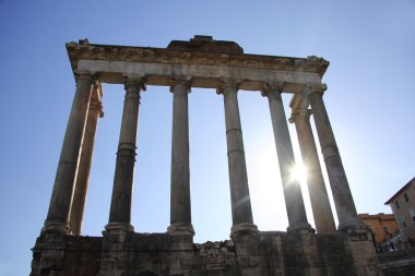 The Forum Romanum in Rome clipart