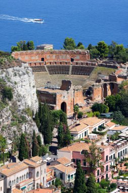 Taormina tiyatro Sicilya, İtalya