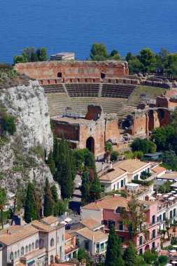 Taormina tiyatro Sicilya, İtalya