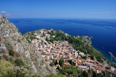 Taormina tiyatro Sicilya, İtalya