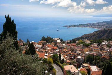 Taormina tiyatro Sicilya, İtalya