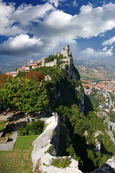 Slottet i Republiken san marino, Italien — Stockfoto