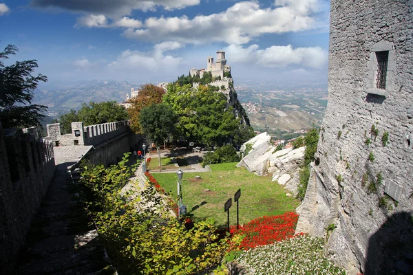 Kale san marino Cumhuriyeti, İtalya — Stok fotoğraf