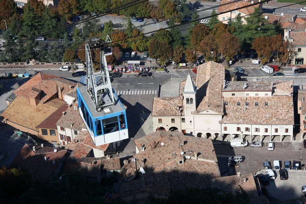 Zamek w Republice san marino, Włochy — Zdjęcie stockowe