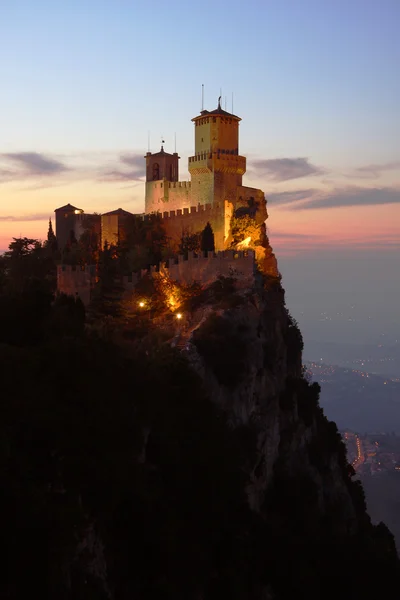 stock image Castle in San Marino republic, Italy