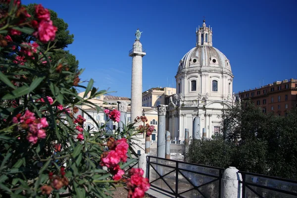 Rzym, kolumna Trajana, Włochy — Zdjęcie stockowe