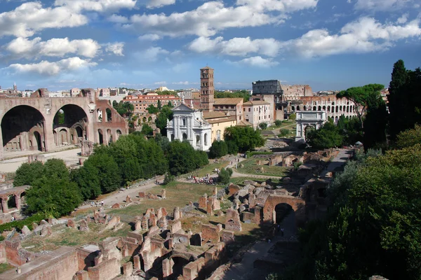 Das forum romanum in rom — Stockfoto