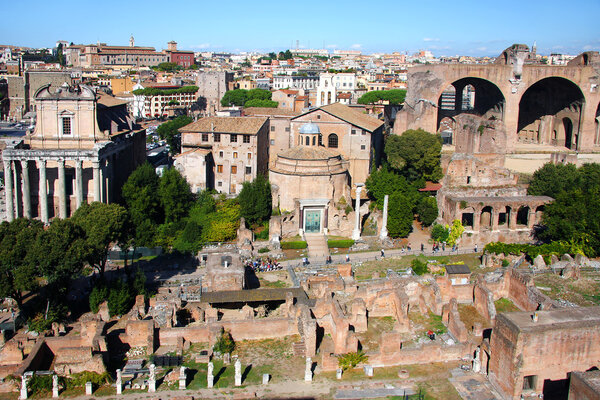 The Forum Romanum in Rome