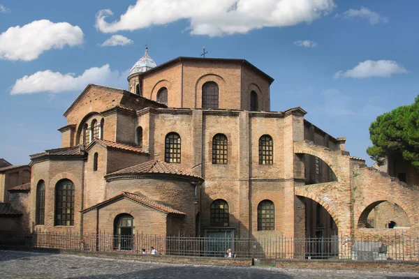 Ravenna, baziliky san vitale, Itálie — Stock fotografie